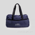 Borsa da viaggio in nylon grigio blu